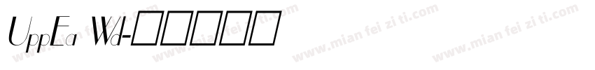 UppEa Wd字体转换